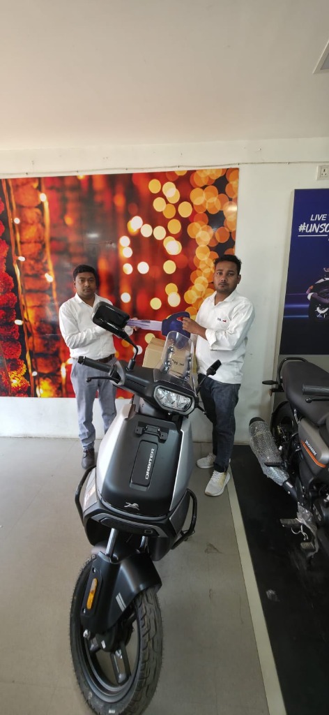 Electric scooter distribution to forest watchers